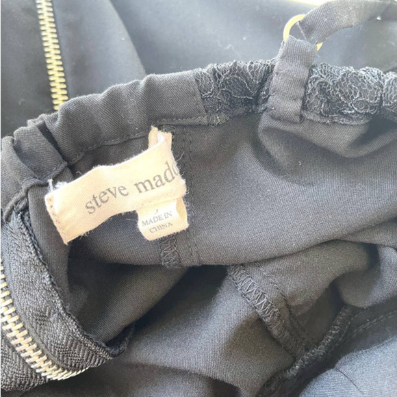 Steve Madden‎ Lace Trim Bustier Mini Dress | Black Size 3 - Picture 3 of 6